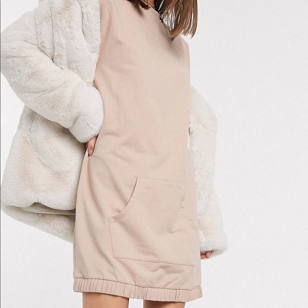 Oversized “sweatshirt” style dress